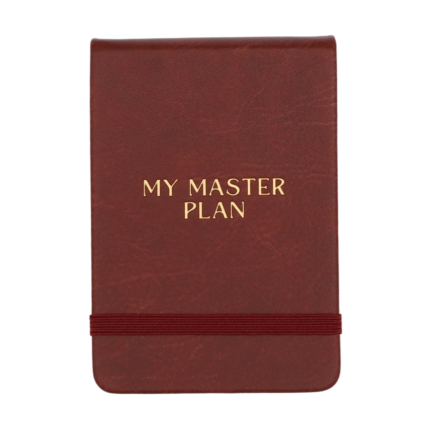 Leatherette Pocket Journal - My Master Plan
