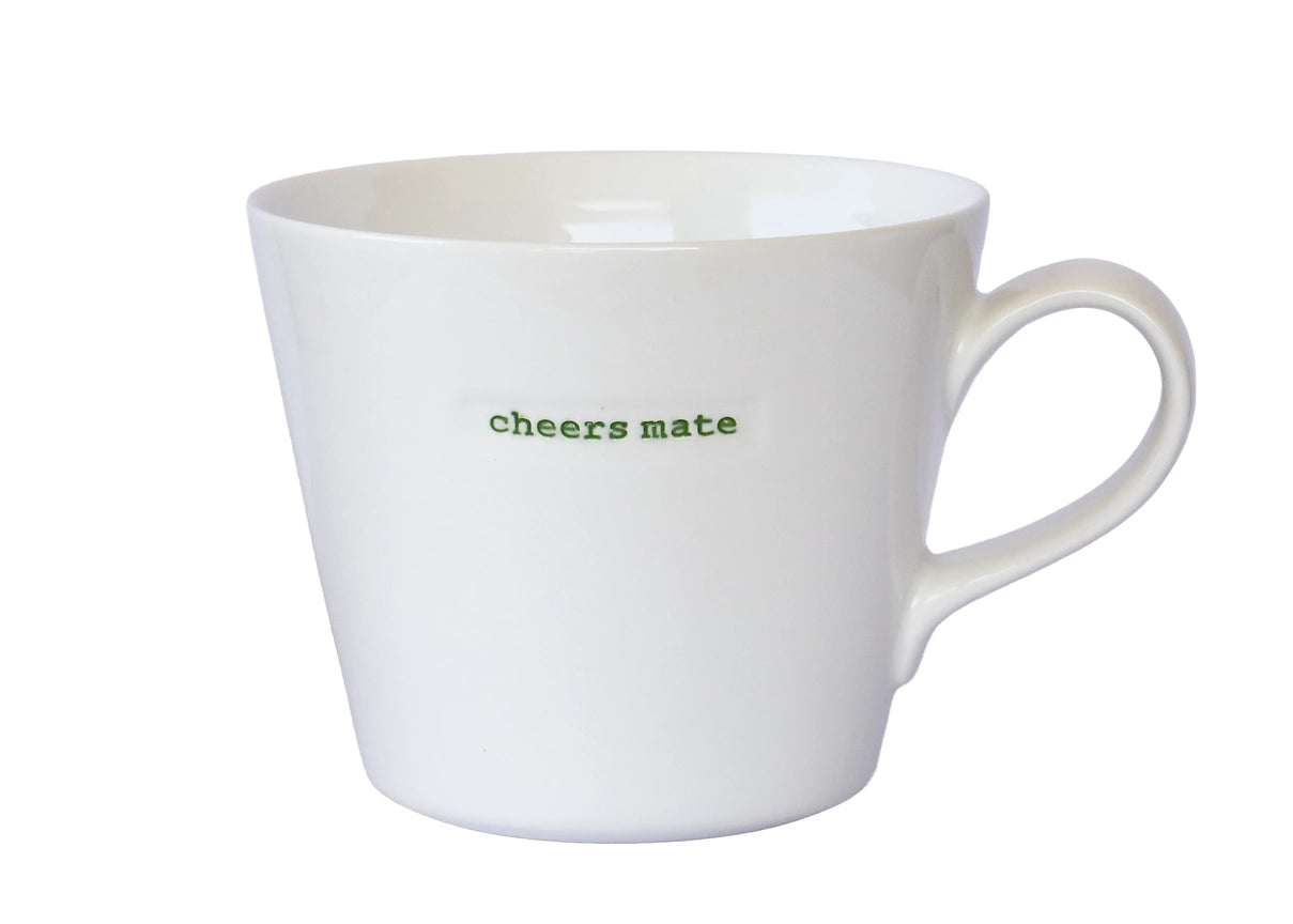 Word Bucket Mug - Cheers Mate