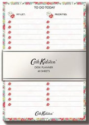 Desk Planner Notepad - Florals