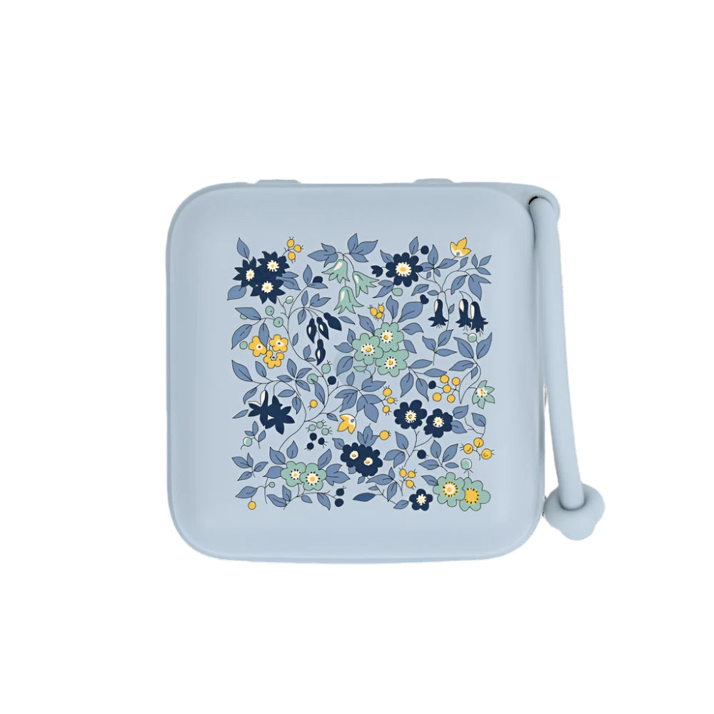 BIBS X LIBERTY Pacifier Box - Chamomile Lawn Baby Blue