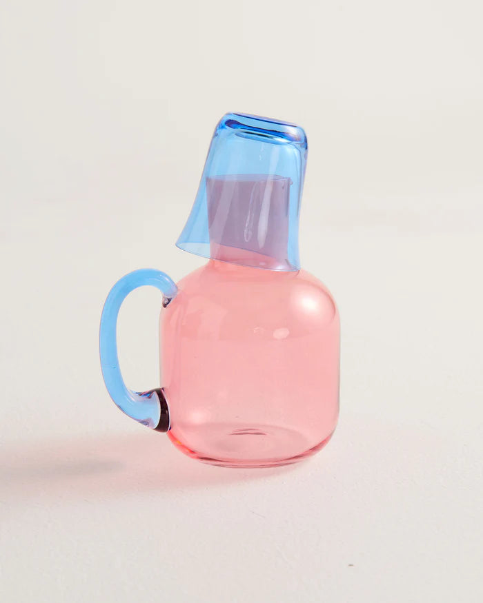 Carafe & Glass - Blue Robin
