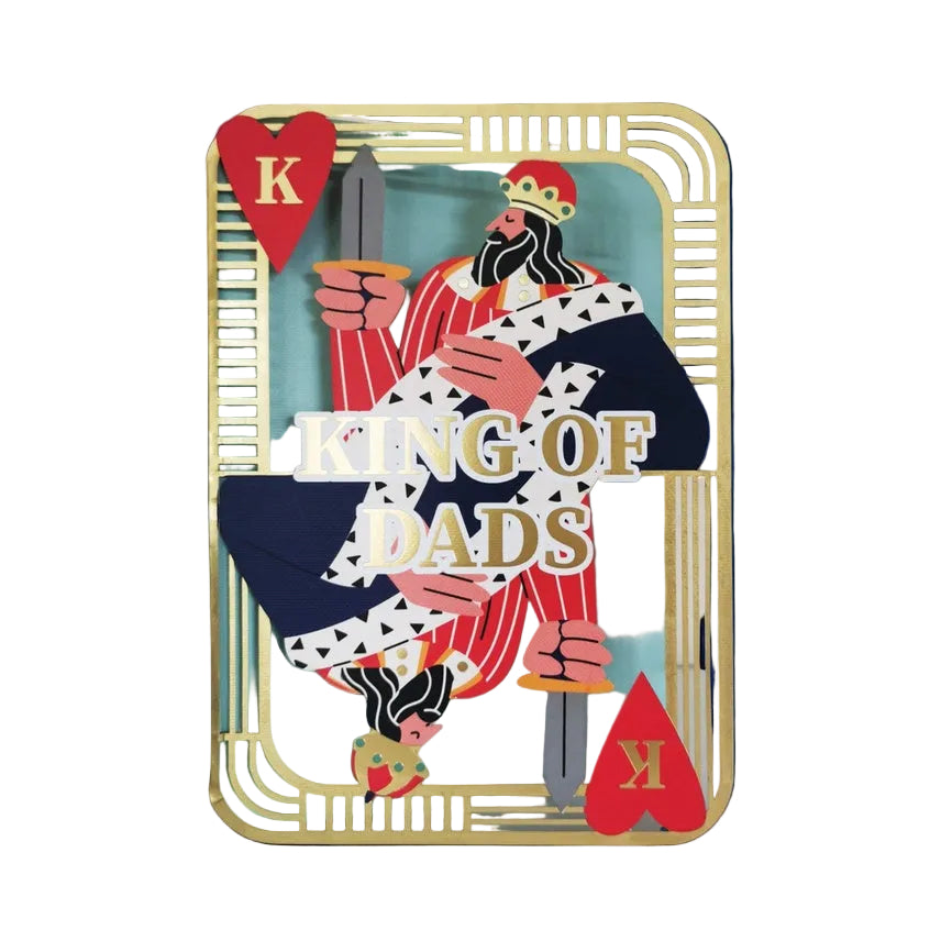 Cut Art Card - King Of Dads