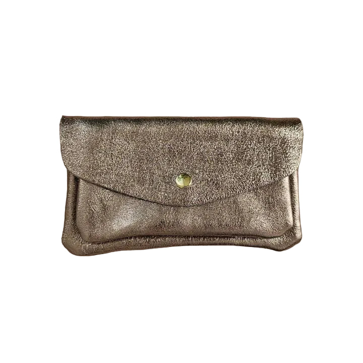 Kangaroo Double Pocket Wallet - Steel
