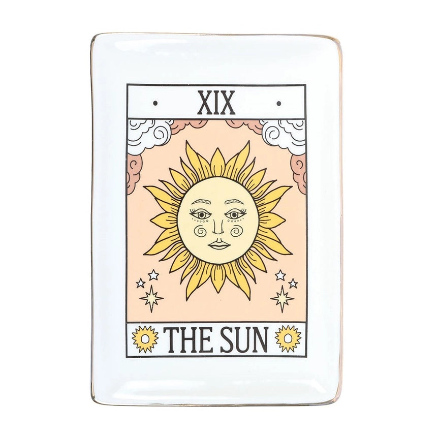 Vintage Tarot Trinket Dish - The Sun