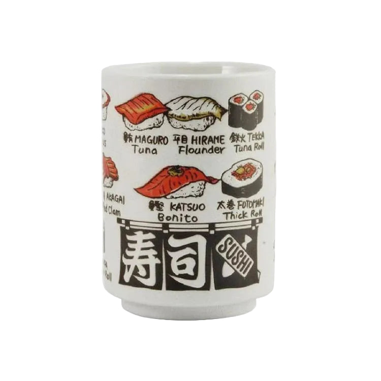 Yamato Sushi Teacup - Sushi Toppings