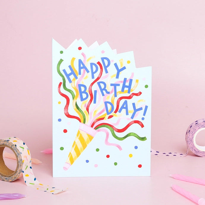 Party Popper Card