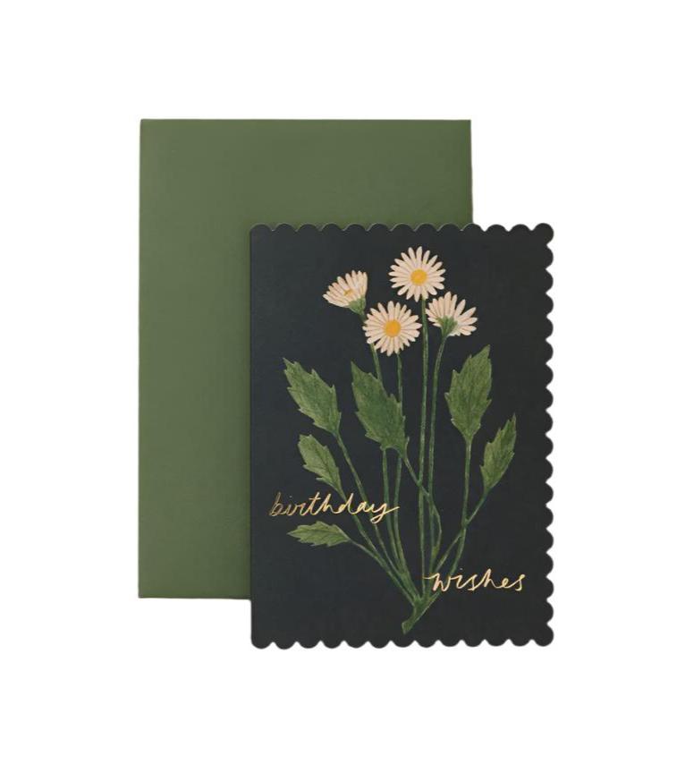 Birthday Wishes Daisy Card