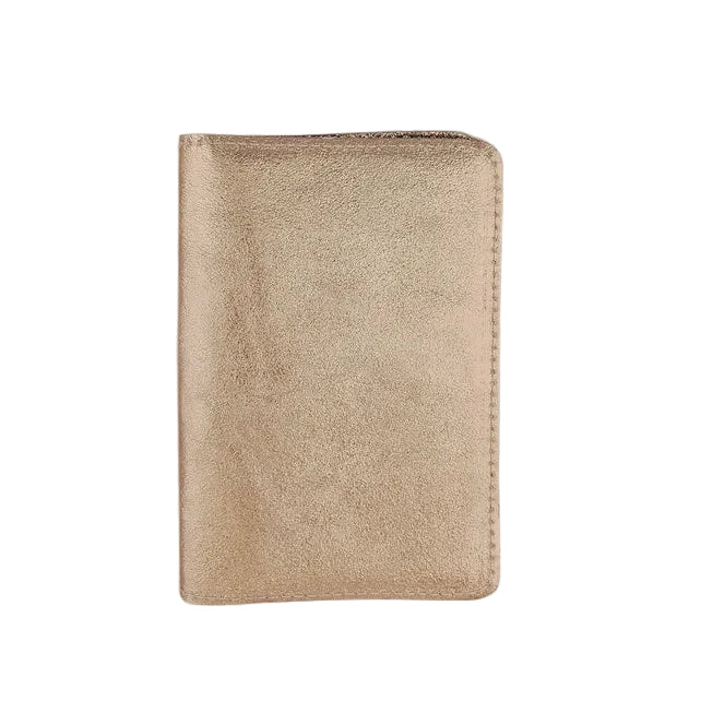 Leather Passport Holder - Nude