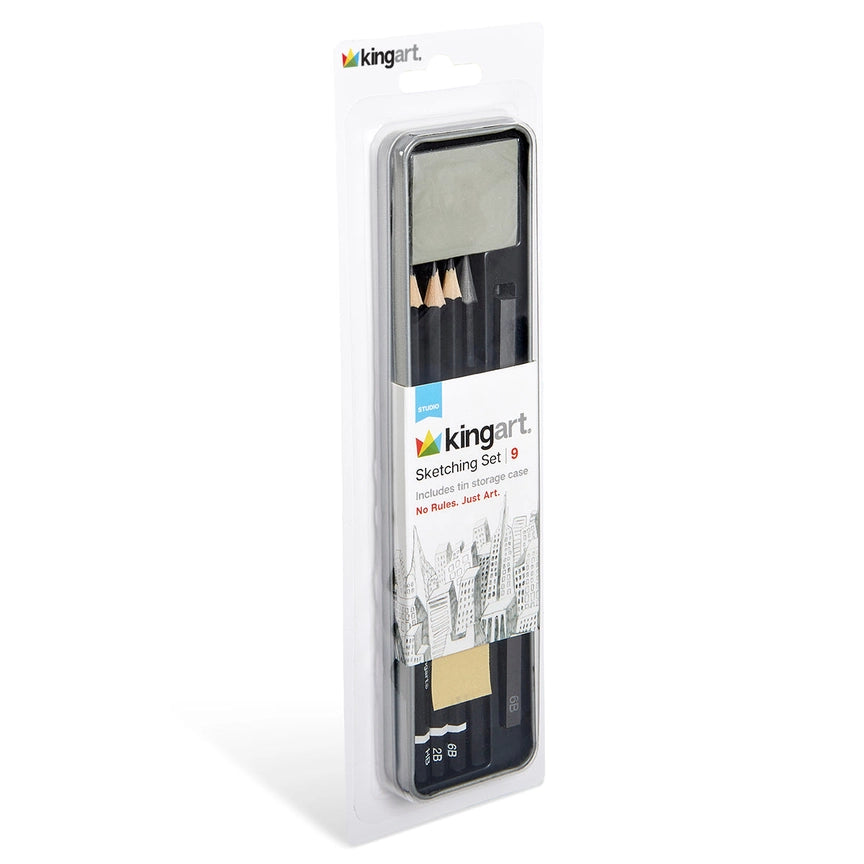 Sketching Tin Set - 9 Piece