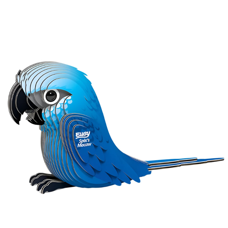 3D Cardboard Model Kit - Spix's Macaw