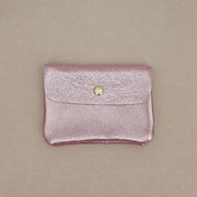 Kangoo Leather Coin Purse - Rose