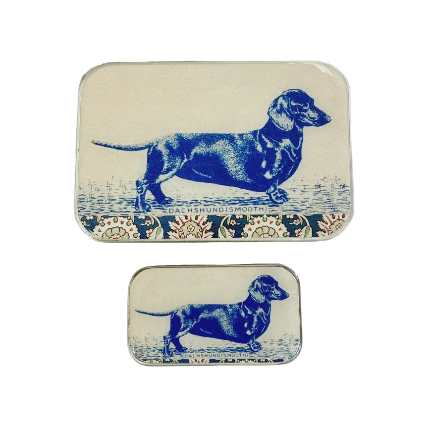 Notions Tin Large - Dachshund