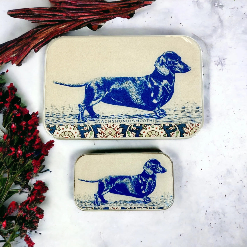 Notions Tin Large - Dachshund