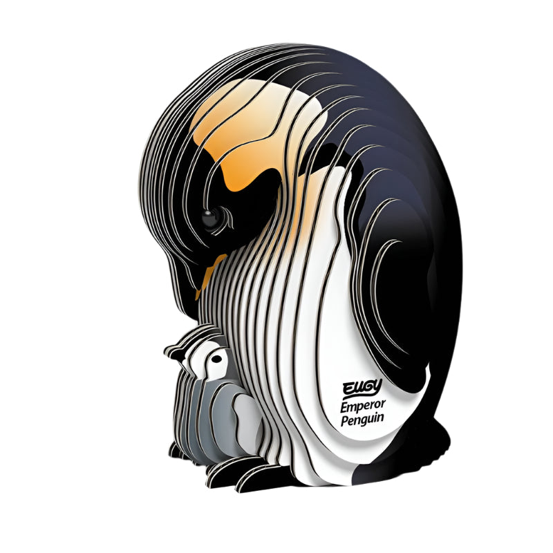 3D Cardboard Model Kit - Emperor Penguin