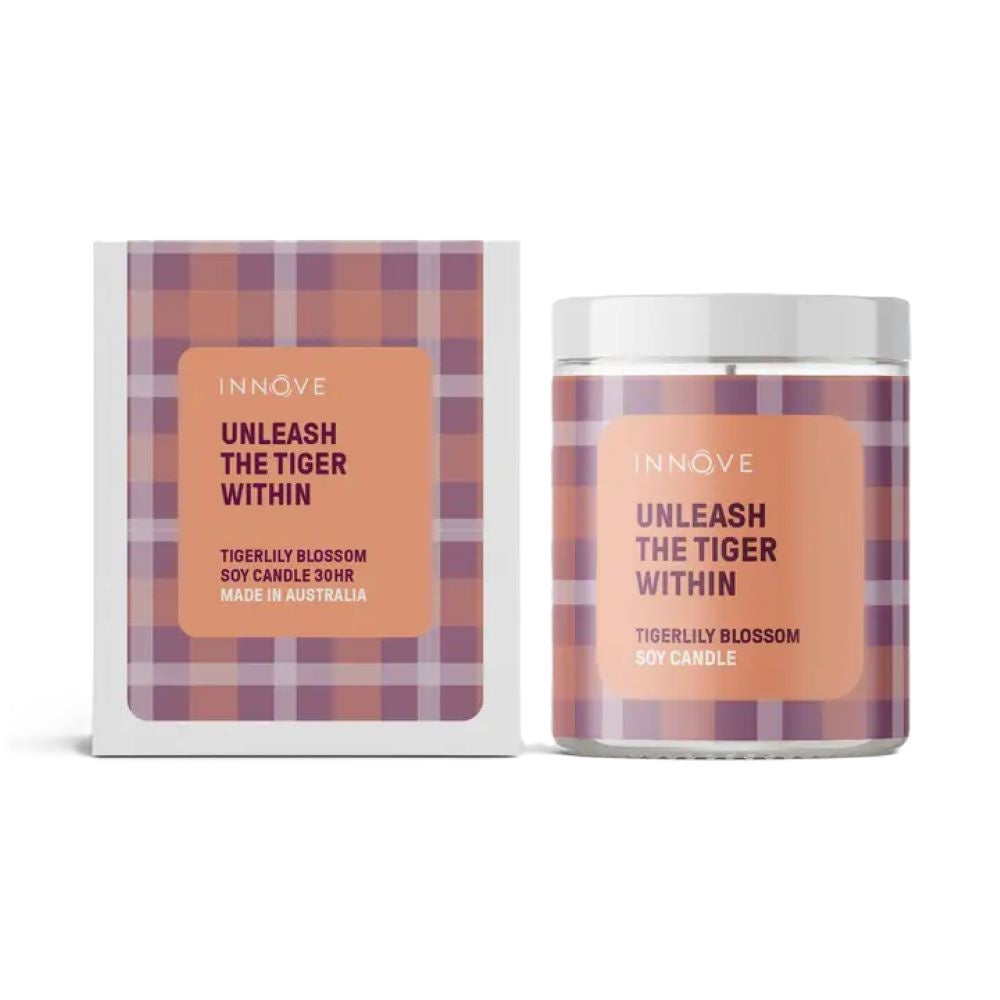 Unleash The Tiger Within Candle - Tigerlily Blossom
