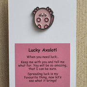 Little Joys Pin - Lucky Axolotl