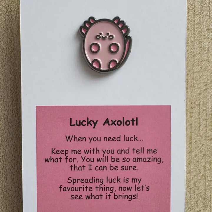 Little Joys Pin - Lucky Axolotl