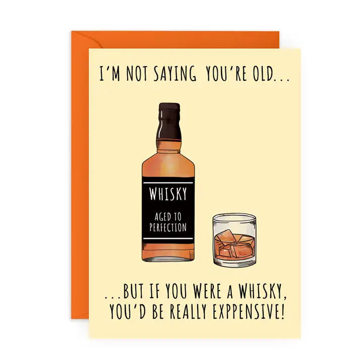 Expensive Whisky Card