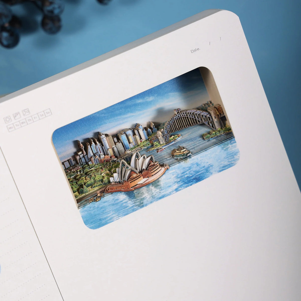 3D Paper Art Notebook - Sydney