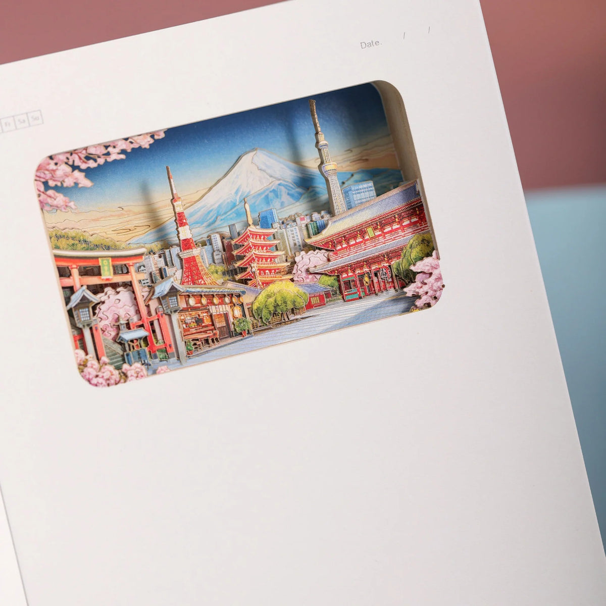 3D Paper Art Notebook - Tokyo