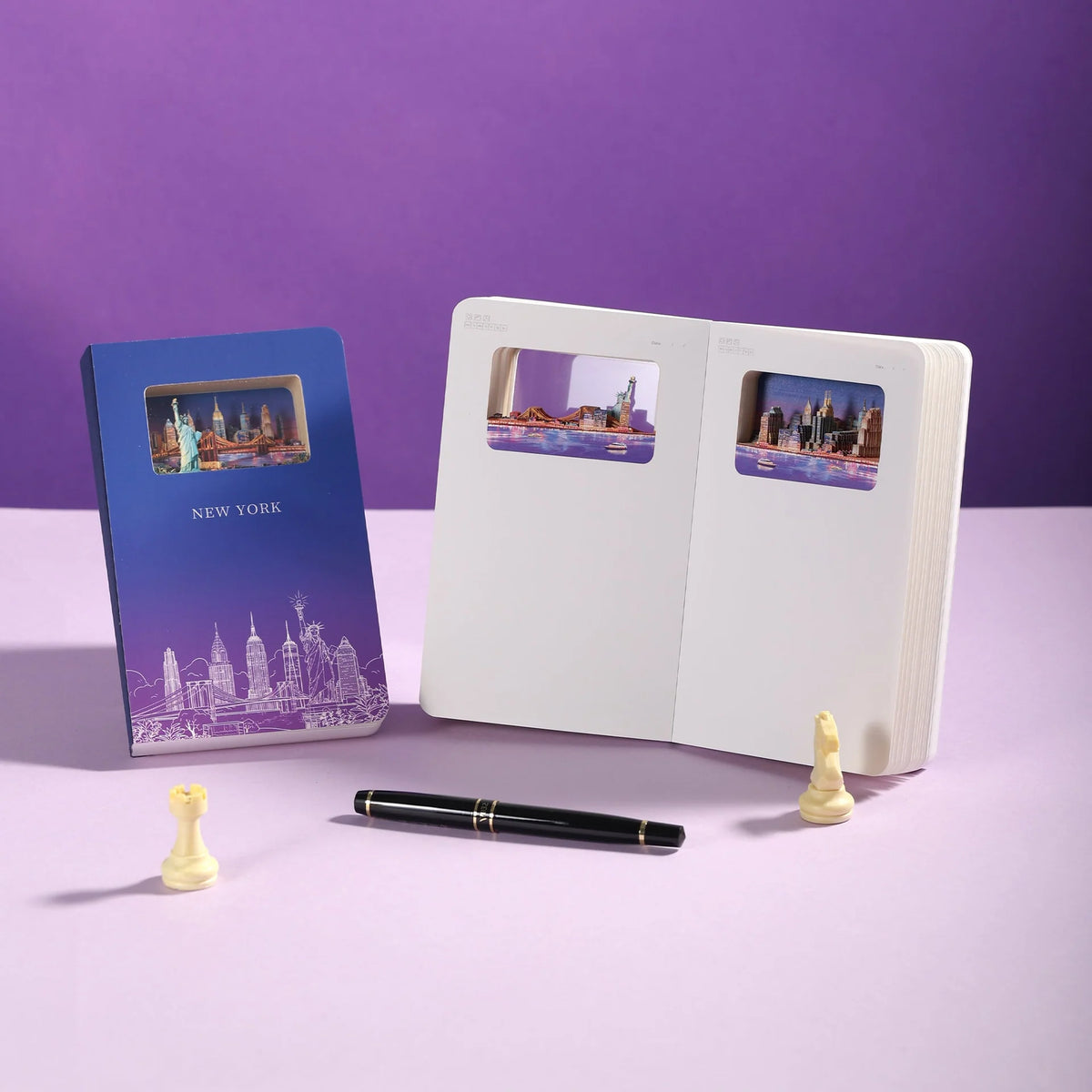 3D Paper Art Notebook - New York
