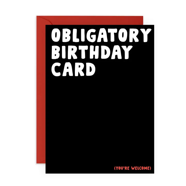Obligatory Birthday Card
