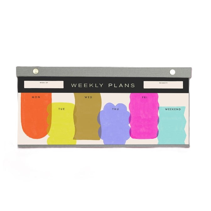 Weekly Planner - Painterly Shapes