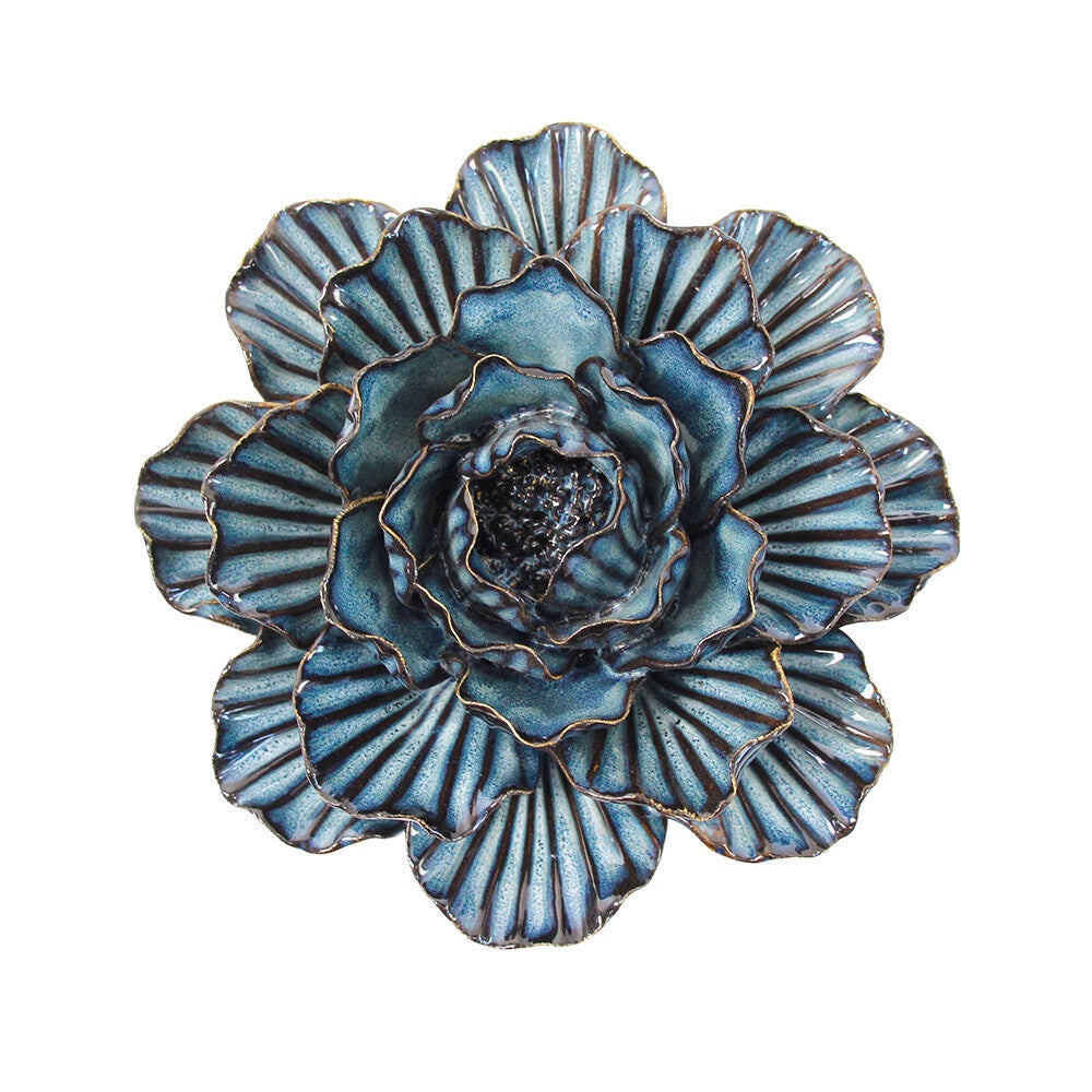 Ceramic  Flower Ocean - Medium