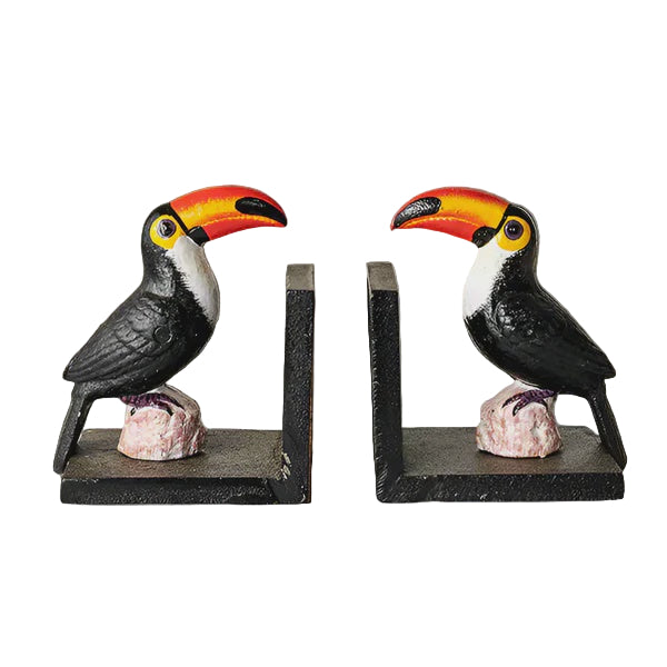 Toucan Bookends Black Base