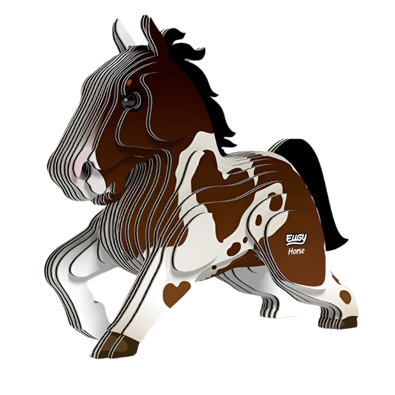 3D Cardboard Model Kit - Horse