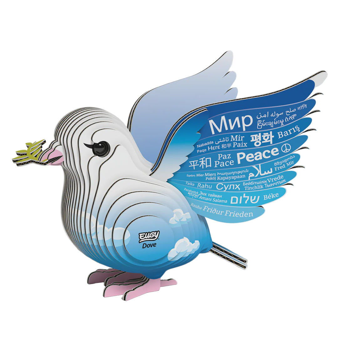 3D Cardboard Model Kit - Dove