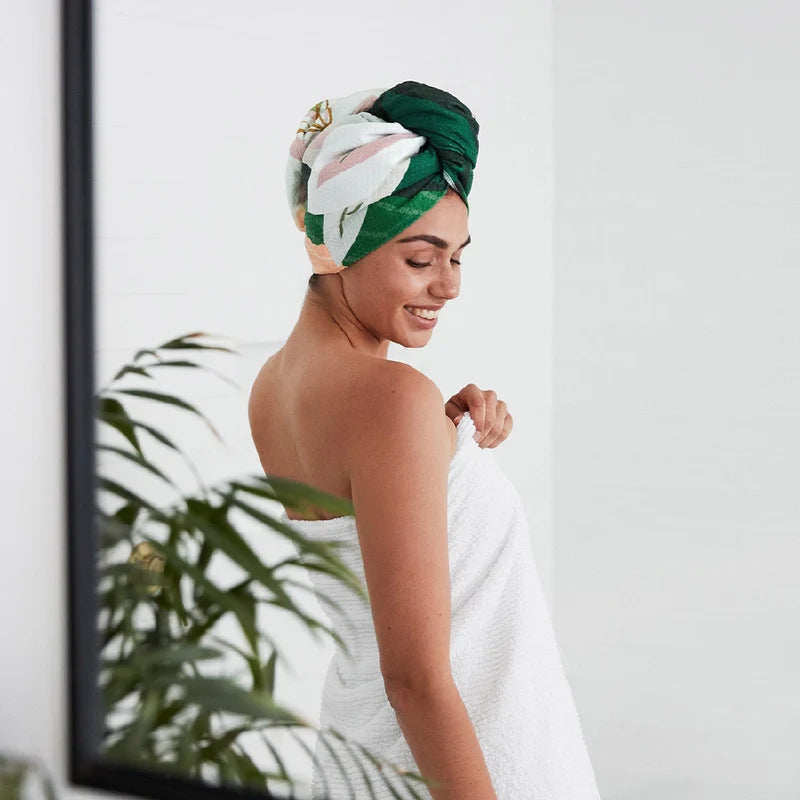 Quick Dry Hair Wrap - Monte Verde