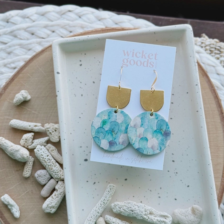 Orcas Drop Earrings - Ocean