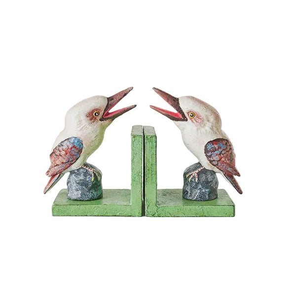 Cast Iron Bookends - Kookaburra Craig