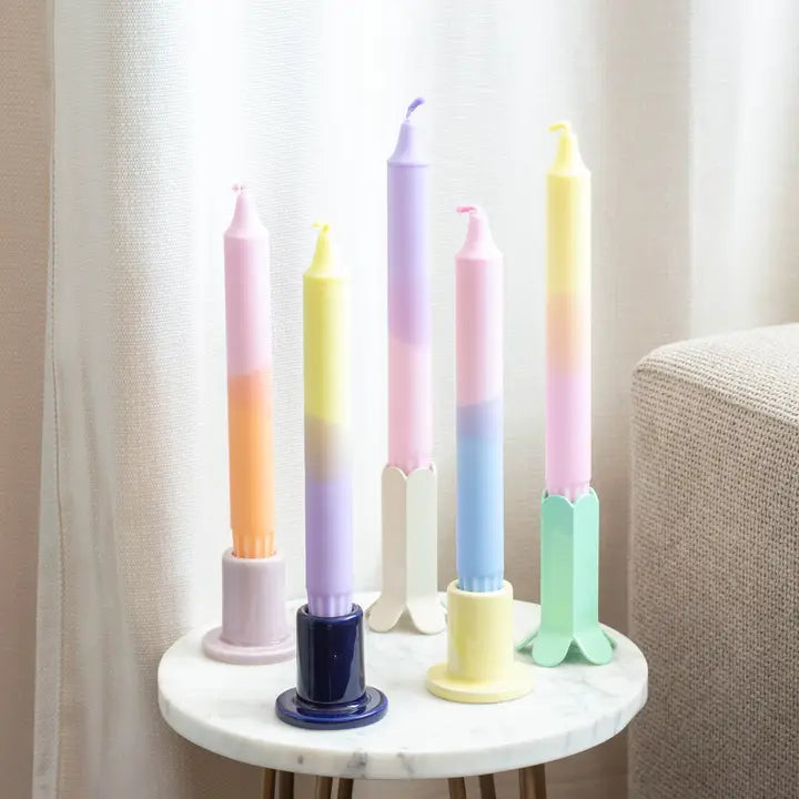 Taper Candles Set of 5 - Pastel Party Mix