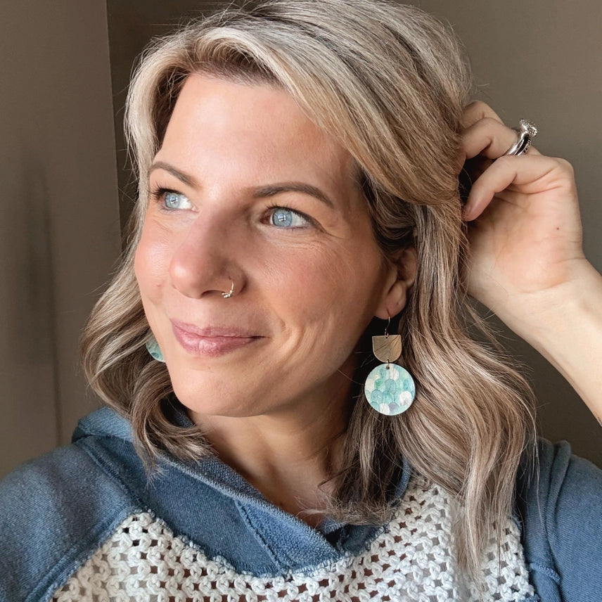 Orcas Drop Earrings - Ocean