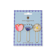 Set of 3 Paperclips - Floral