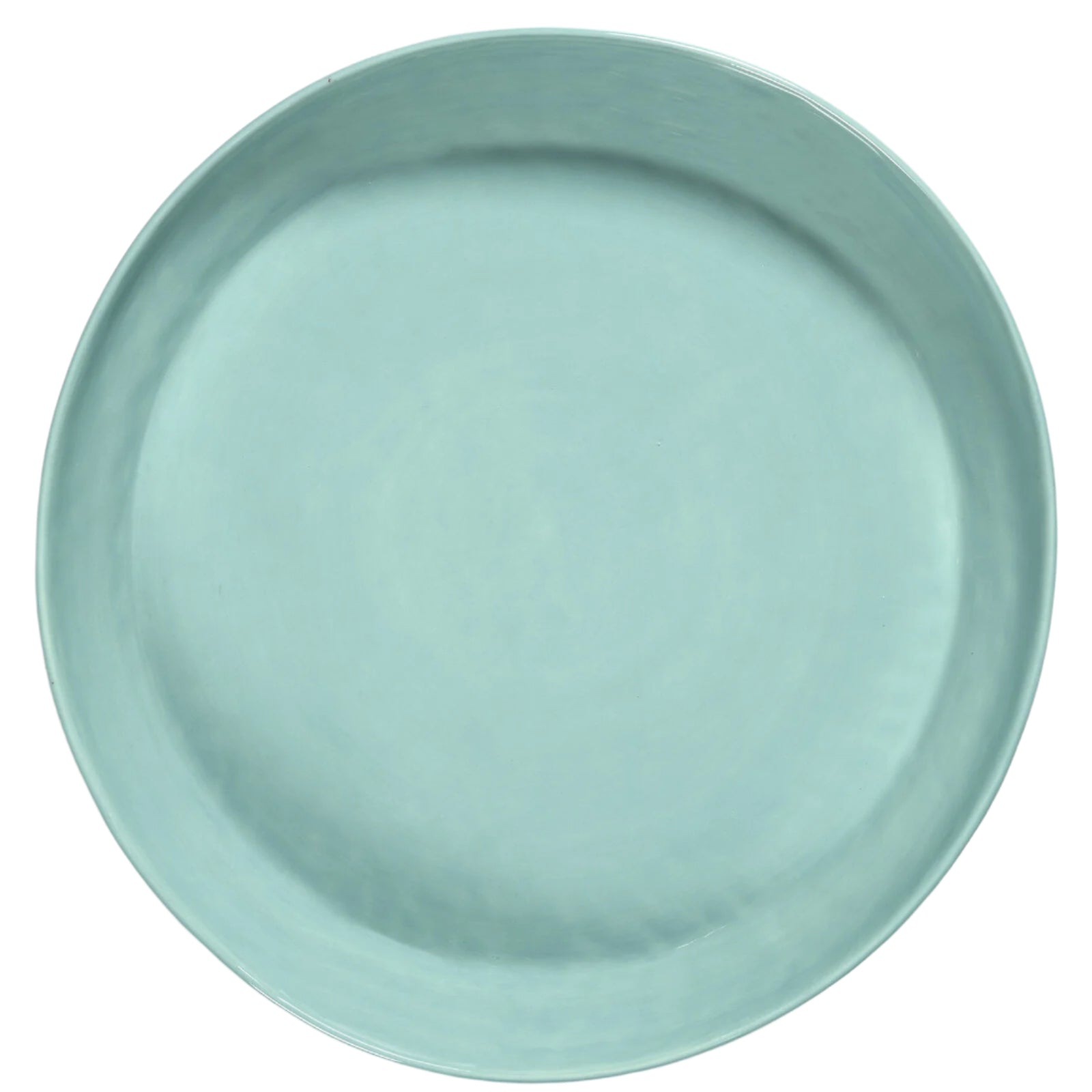 Ottolengi  Serving Plate  High Side - Azure With Red Stripes