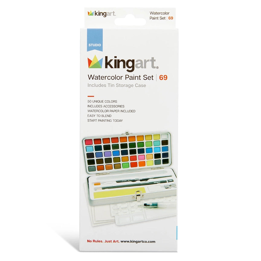 Watercolour Paint Set - 69 Piece
