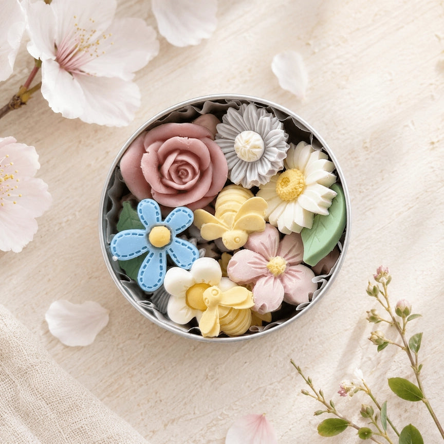 Mini Soaps Gift Tin - Pocket Garden
