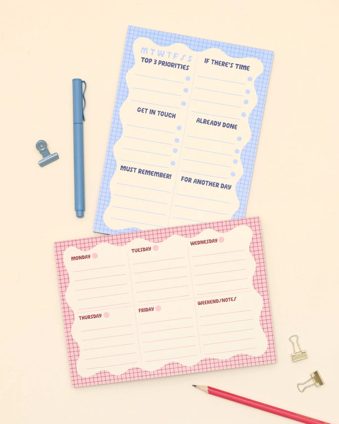 A5 Notepad - Wiggle Day Planner