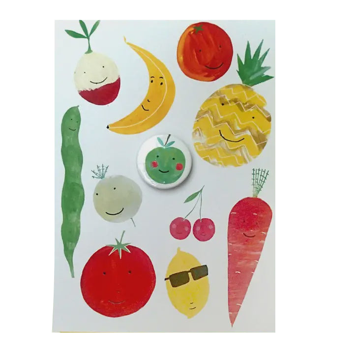 Card With Badge - Fruit Party