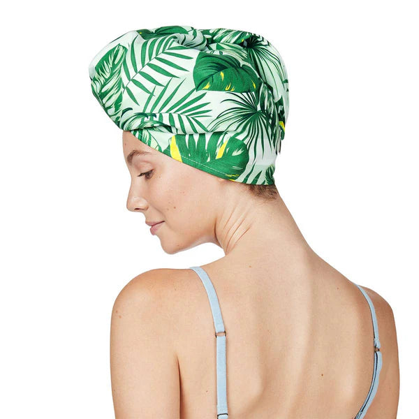 Quick Dry Hair Wrap - Palm Dreams