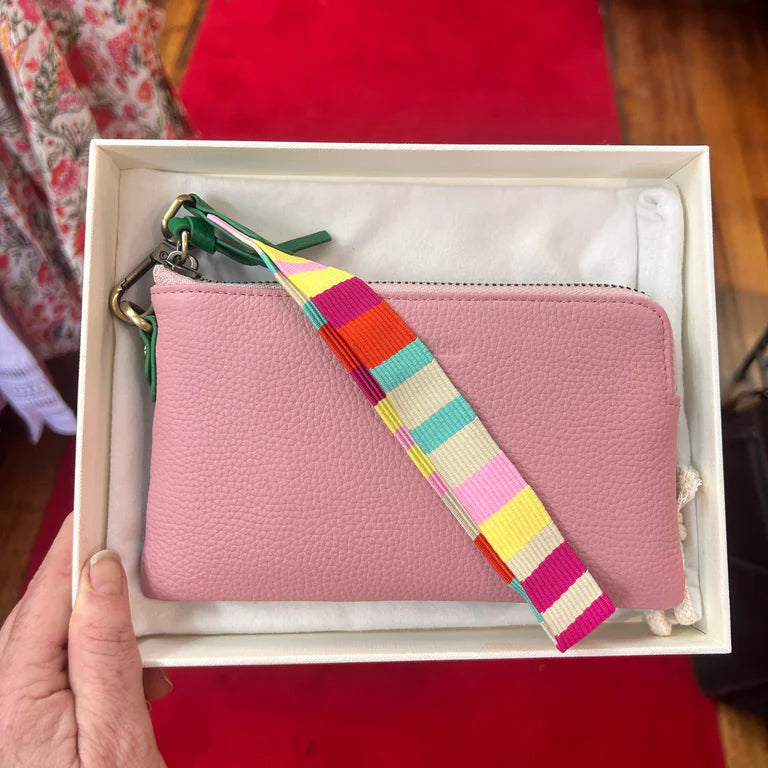 Jess Medium Purse with Strap - Rose Multi