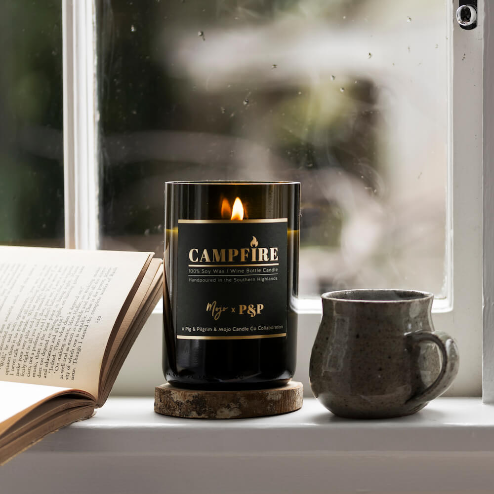 Wine Candle -  Campfire