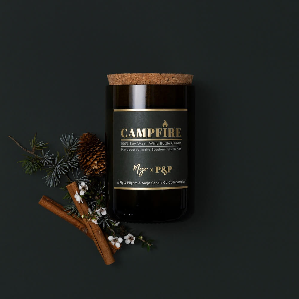 Wine Candle -  Campfire