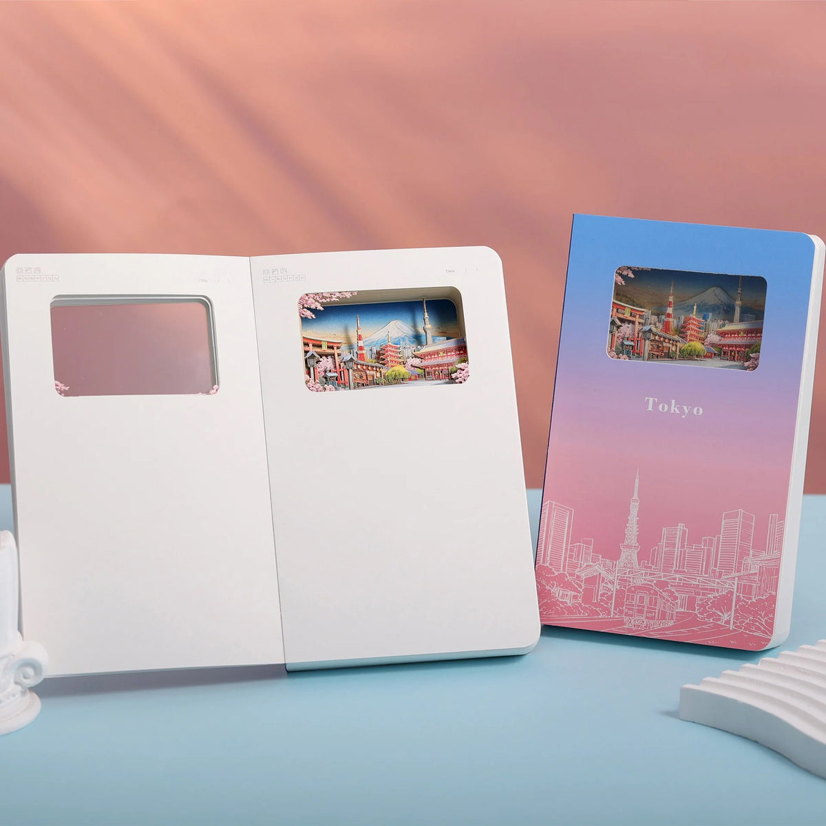 3D Paper Art Notebook - Tokyo