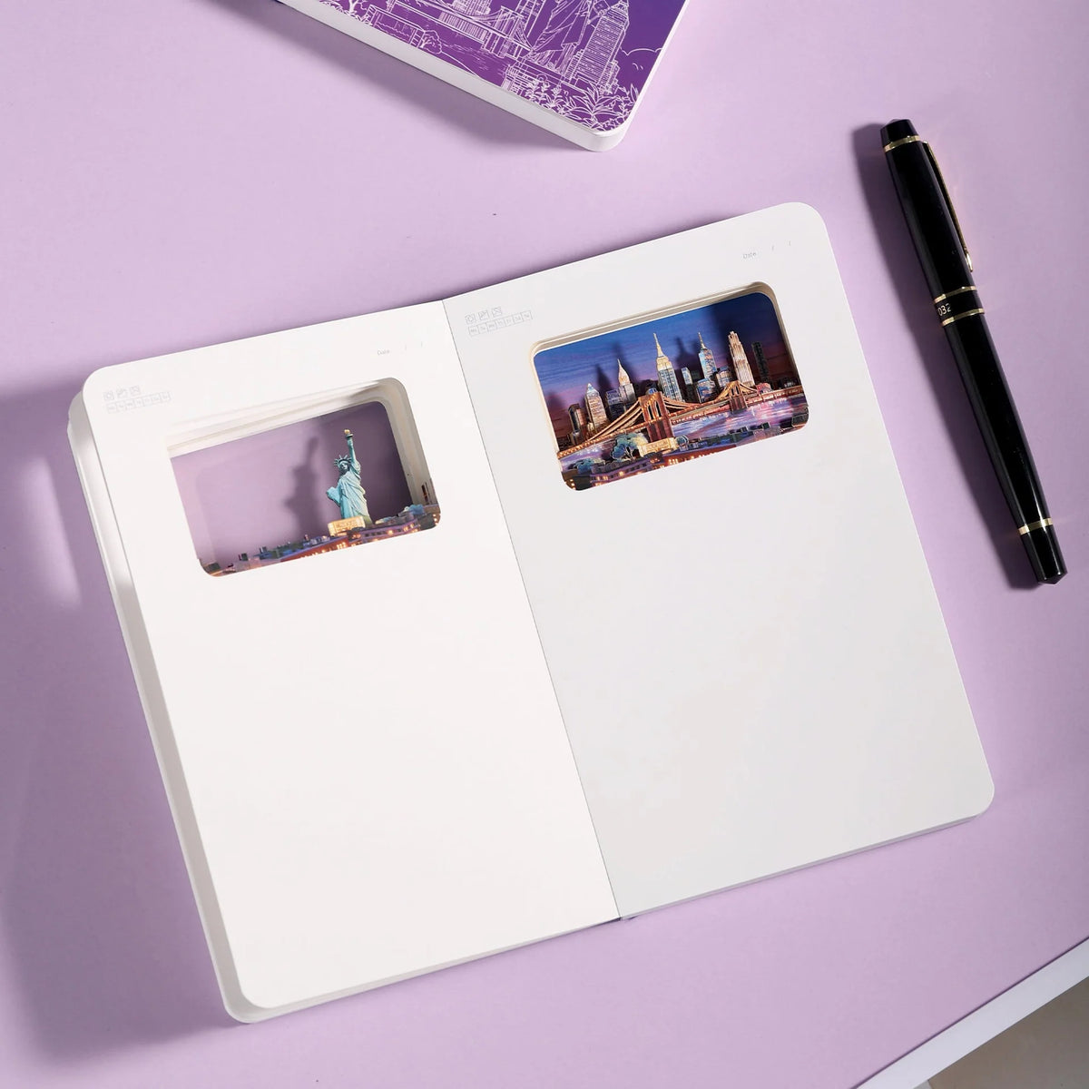 3D Paper Art Notebook - New York