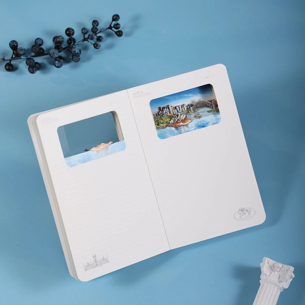 3D Paper Art Notebook - Sydney
