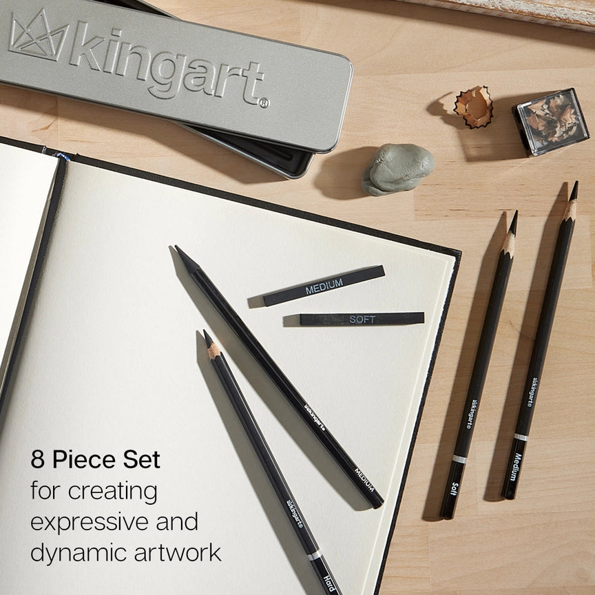 Sketch & Draw Tin Set - 8 Piece